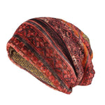 cambioprcaribe Hats Red Mayan Beanie Hat