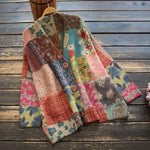 cambioprcaribe Hippie Dippie Patchwork Cardigan Sweater