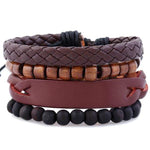 Kirra 4 Pieces Set Leather Bracelet