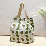 cambioprcaribe Leaves Funky Printed Canvas Shopper Tote