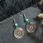 cambioprcaribe Mandala Dangle Drop Earrings