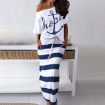 cambioprcaribe Maro Anchor Two Piece Set Dress