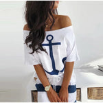 cambioprcaribe Maro Anchor Two Piece Set Dress