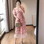 Maliyah Strawberry Print Midi Dress