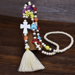 cambioprcaribe Necklace Colorful / 88cm Boho Beaded Mala Necklace