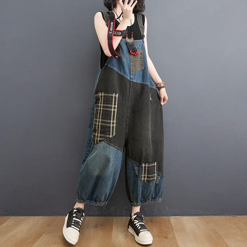 cambioprcaribe Overall Graffiti Denim Overall | Millennials