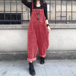 cambioprcaribe Overall XXXL / Wine Red Street Smart Corduroy Overalls