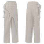 cambioprcaribe Pants Beige / 4XL Lady Elegant Cotton Pants