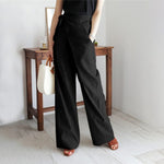 cambioprcaribe Pants black / L Lady Elegant Cotton Pants