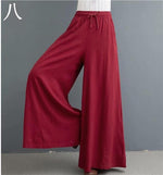 cambioprcaribe Pants Burgundy / 5XL Makenna Vintage Palazzo Pants