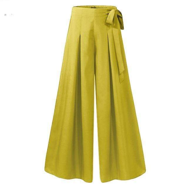 cambioprcaribe Pants Coraline High Waist Wide Leg Pants