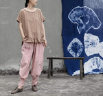 cambioprcaribe Pants Simplicity Cotton & Linen Harem Pants | Lotus