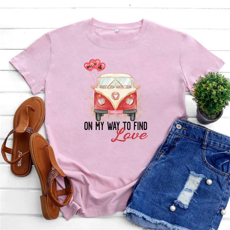 On My Way To Find Love Hippie T-Shirt