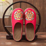 cambioprcaribe Red / 11 Fleur De Vie Hemp & Cotton Shoes