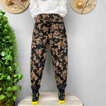 cambioprcaribe Retro Floral Print Harem Pants