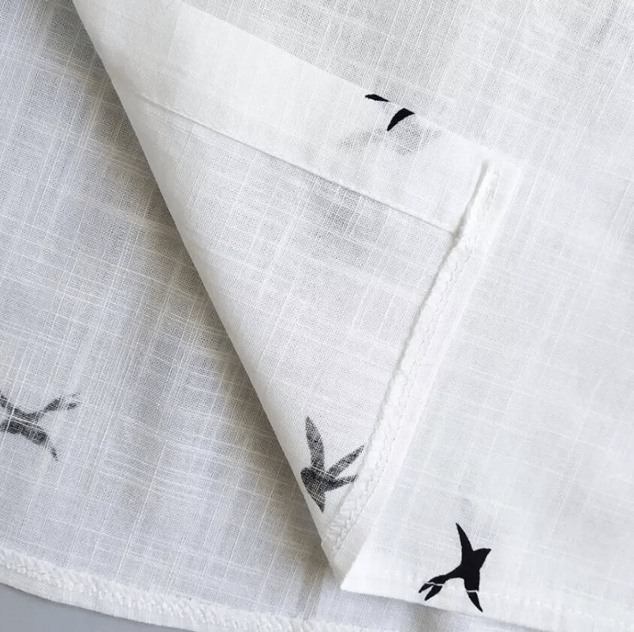 cambioprcaribe shirt Bird Printed Casual Long Sleeve Shirt