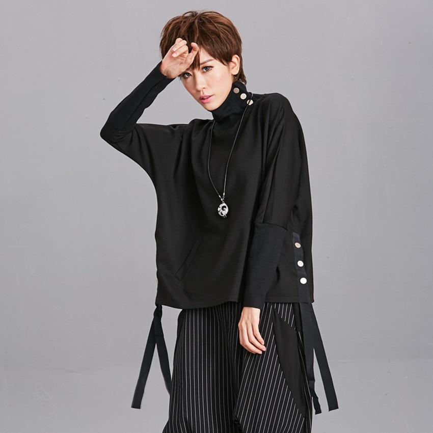 cambioprcaribe Tops Black Turtleneck Long Sleeve Shirt