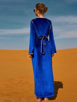 cambioprcaribe Velvet Desert Maxi Dress