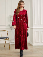 Velvet Diamonds Maxi Dress