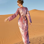 cambioprcaribe Velvet Pink Maxi Dress | Mandala
