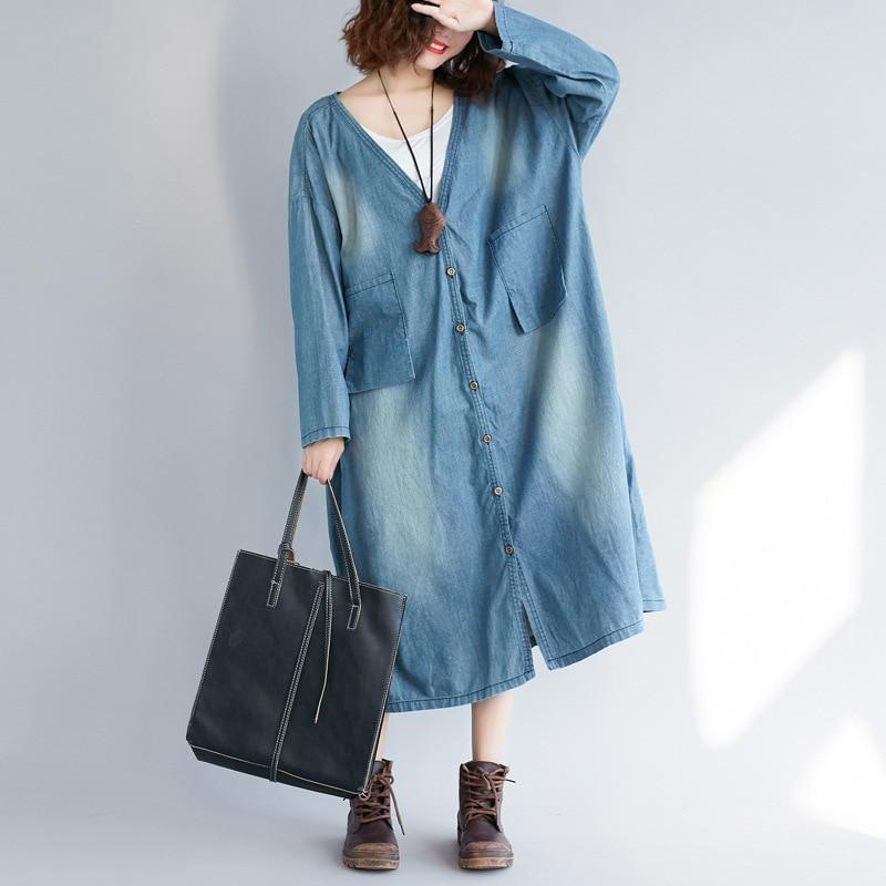 cambioprcaribe Vintage Denim Trench Coat