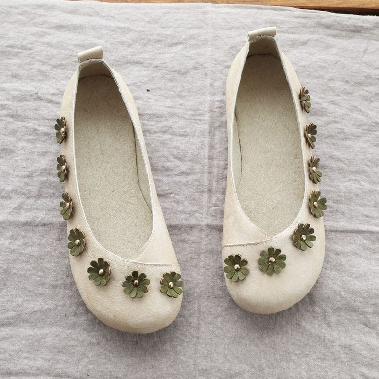 cambioprcaribe Vintage Floral Flats