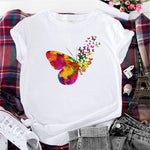 Watercolour Butterfly Graphic Tee