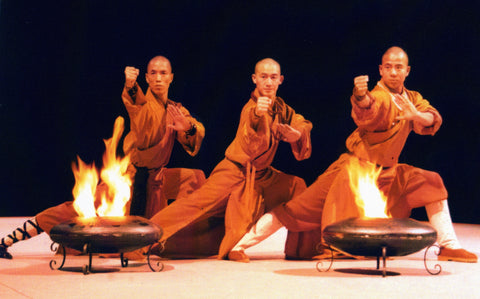Shaolin Monks perform kung fu for the world