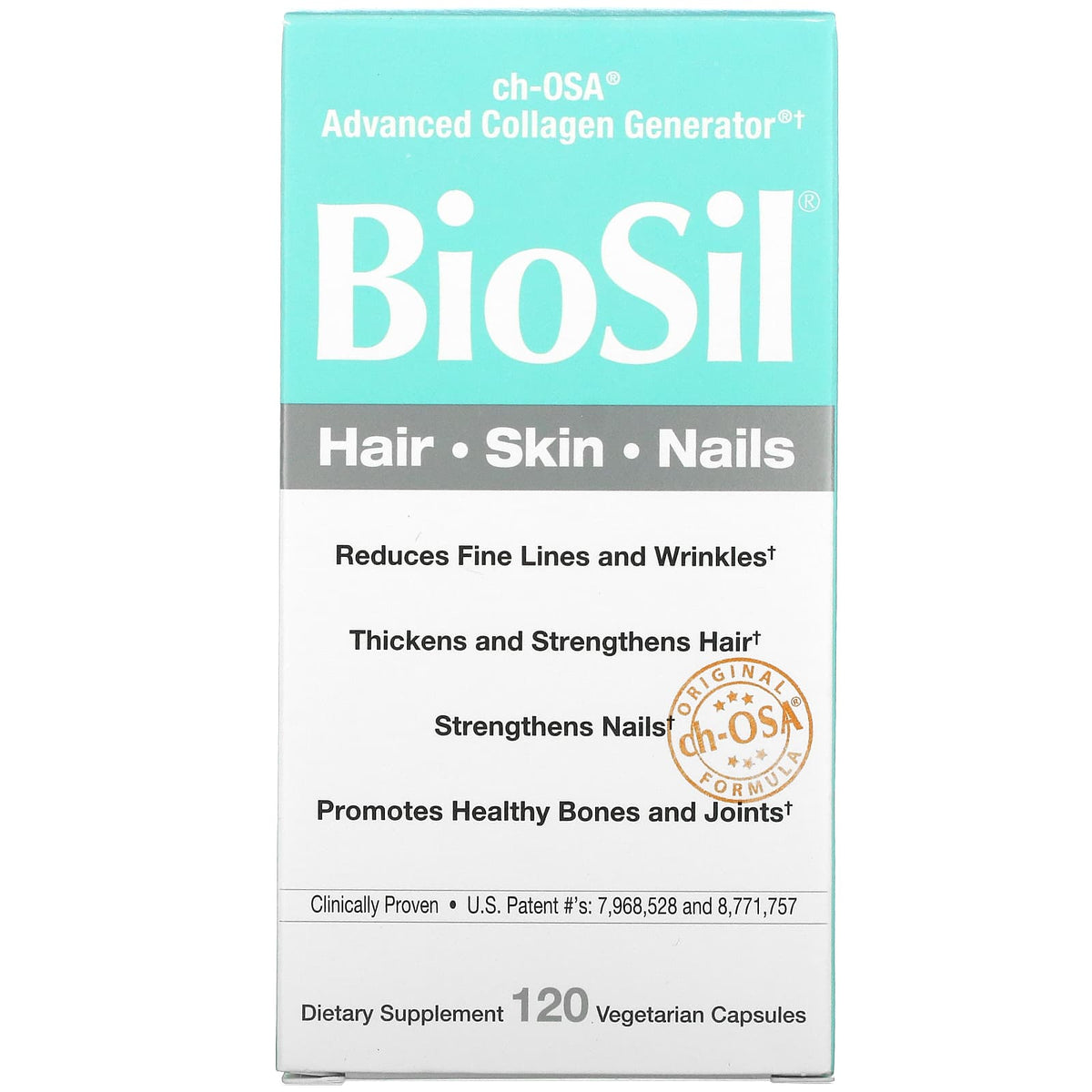 BioSil, ch-OSA Advanced Collagen Generator, 120 Vegetarian Capsules