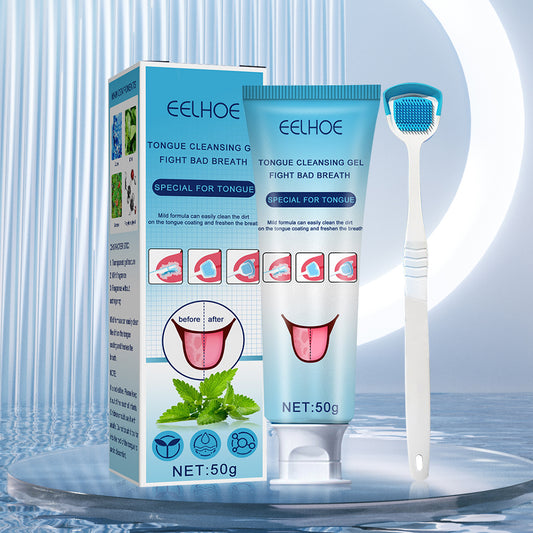 Tongue Cleaning Gel Set: The Ultimate Solution for Fresh Breath and Oral Hygiene - GeniePanda