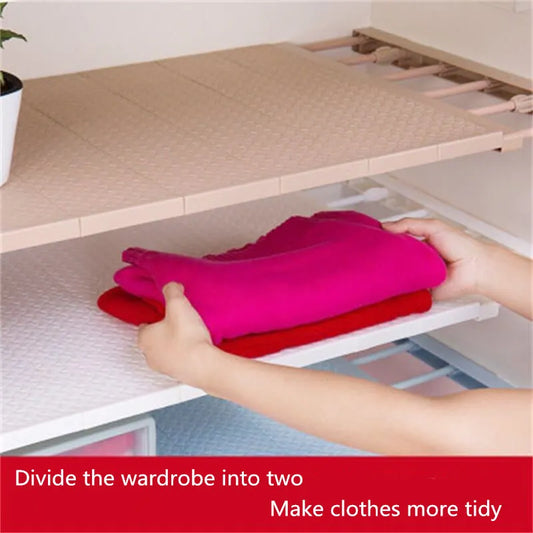 Adjustable Wall-Mounted Wardrobe Organizer - GeniePanda