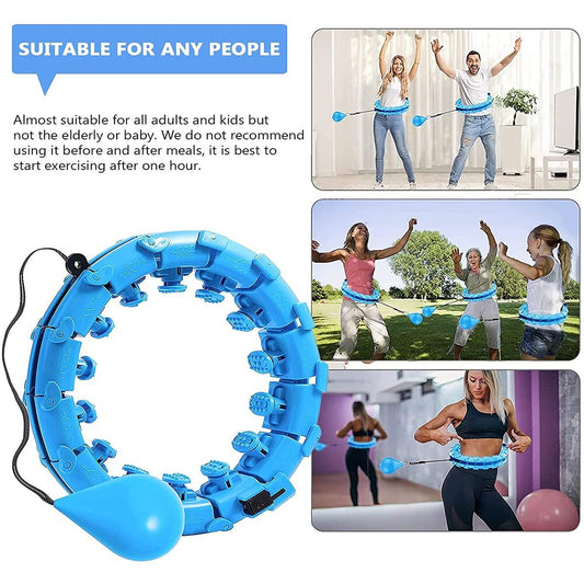 Adjustable Fitness Massage Hoop - GeniePanda