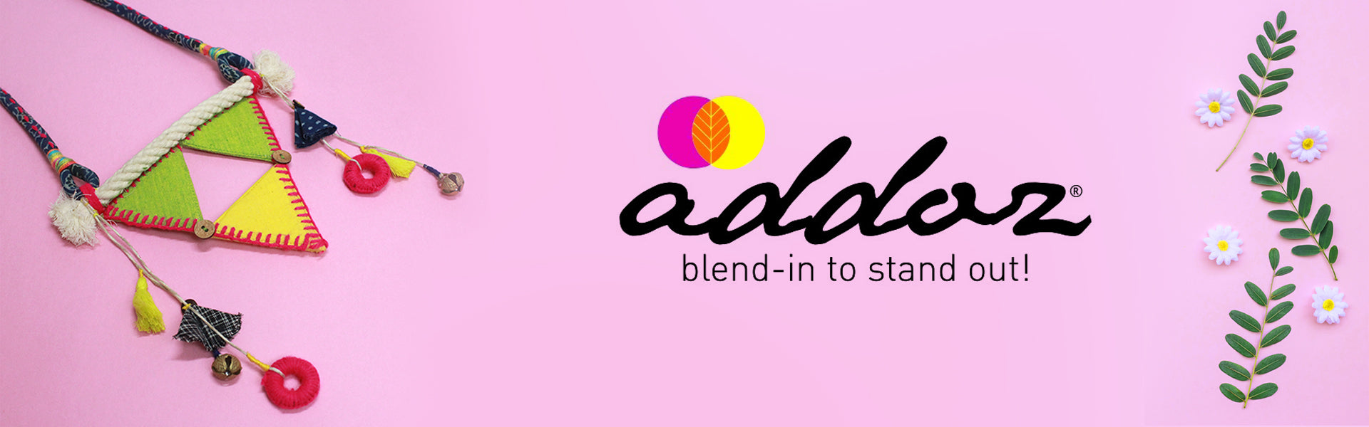 Addoz | Fabric Jewellery | Contemporary Jewellery Design Collection | Jumkey Fashion Jewellery