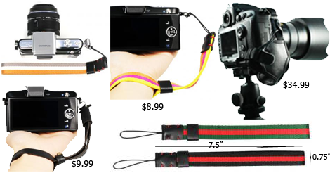 camera wrist straps