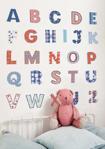 alphabet wall decals