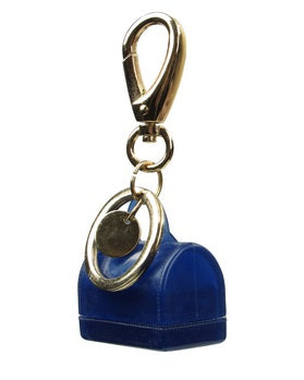 Jelly Key ring in blue