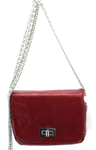 cross body burgundy front