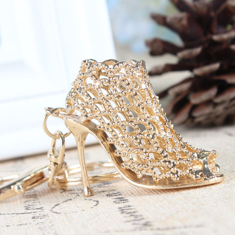high heeled purse charm