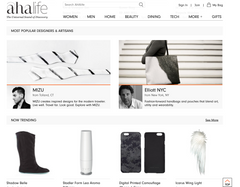 MIZU brand Featured on Front Page of AHAlife.com