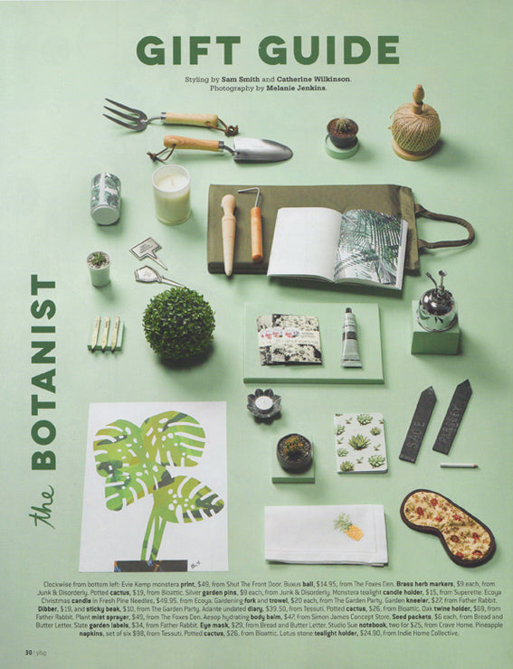 Your Home and Garden Gift Guide, Studio Sue, Succulent Notebook