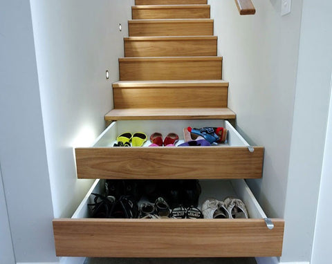 Stair drawers