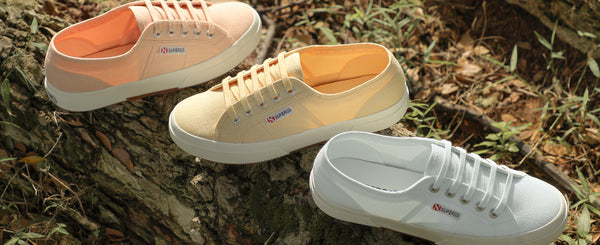 superga striped platform sneakers