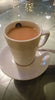 Cup of English Breakfast tea with milk