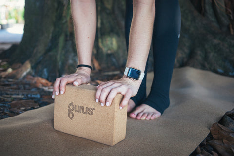 Root Deeper with the Cork Yoga Block from Gurus