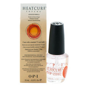 heat coat cure opi polish nail