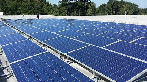 Solar Panels on our Roof at our Facility