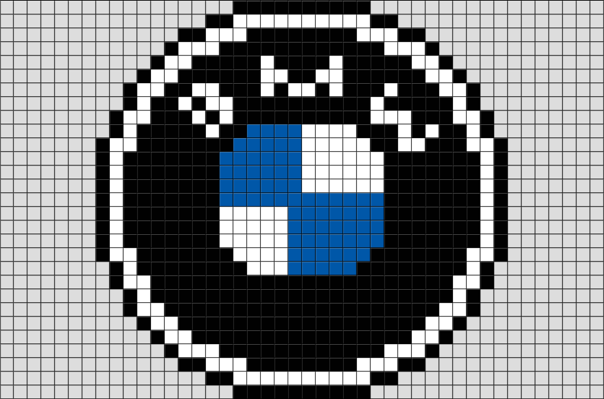 BMW Pixel Art – BRIK