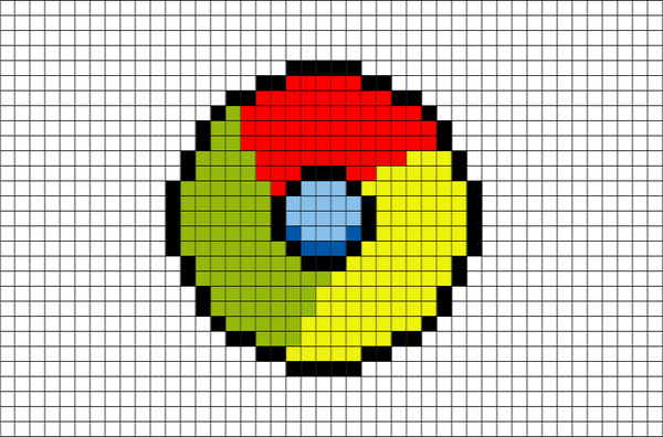 chrome-logo-pixel-art-brik