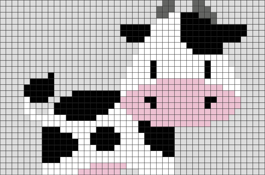 Cow Pixel Art – BRIK