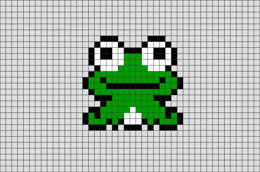 Frog Pixel Art – BRIK